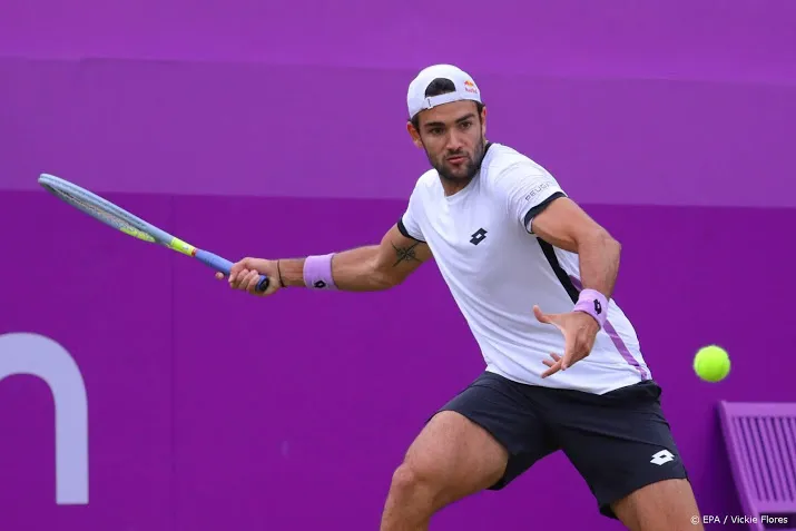 tennisser berrettini bereikt finale grastoernooi queens