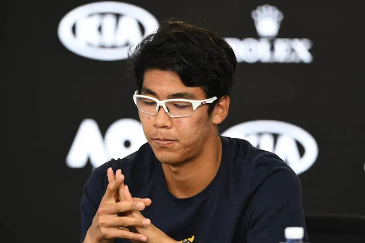 tennisser chung voorlopig nog niet op de baan