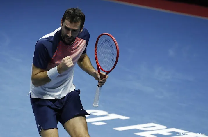 tennisser cilic wint toernooi in sint petersburg