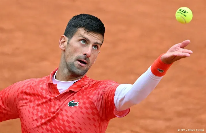 tennisser djokovic in rome uitgeschakeld door rune