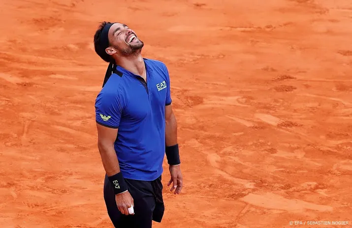tennisser fognini wint eerste masterstoernooi