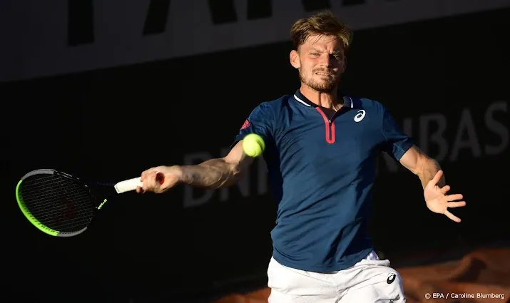 tennisser goffin kampt in aanloop naar us open met knieblessure