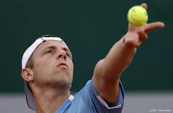 tennisser griekspoor naar tweede ronde in winston salem