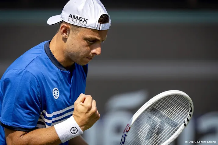 tennisser griekspoor voor het eerst kwartfinalist in rosmalen