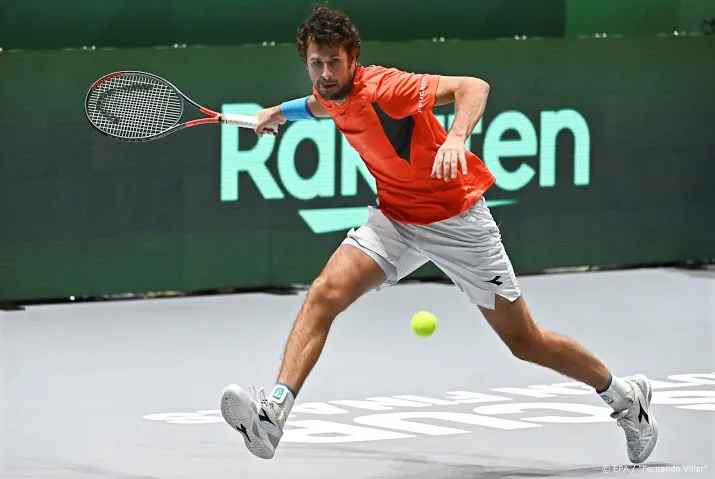 tennisser haase in rotterdam tegen belg goffin