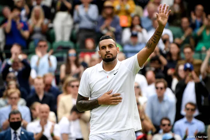 tennisser kyrgios heeft zonder fans geen zin in spelen en zegt af