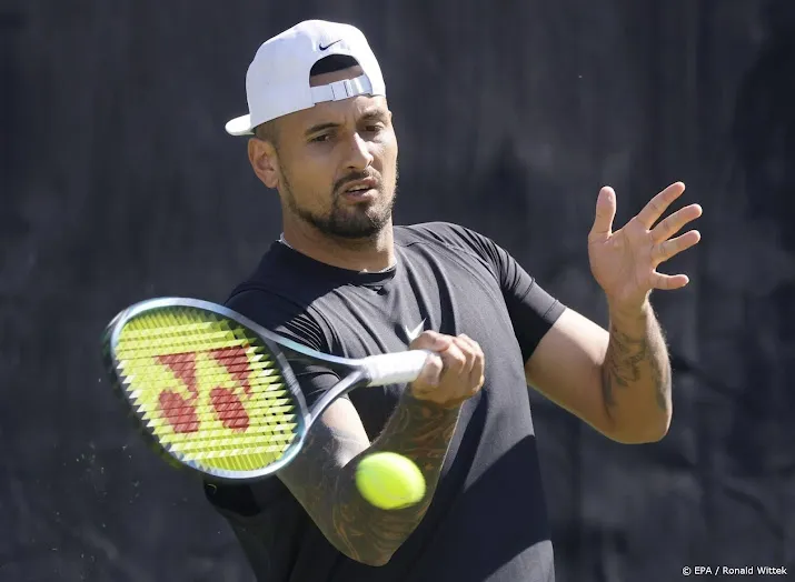 tennisser kyrgios meldt zich af voor grastoernooi halle