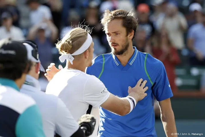 tennisser medvedev haalt in indian wells vierde finale op rij