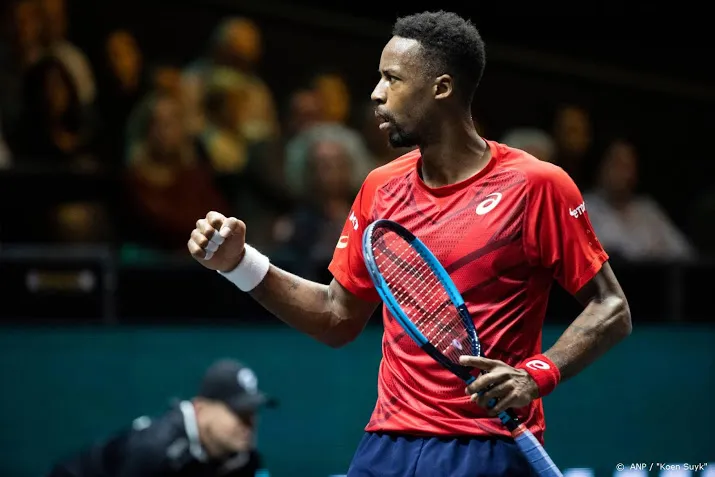 tennisser monfils naar laatste vier in rotterdam