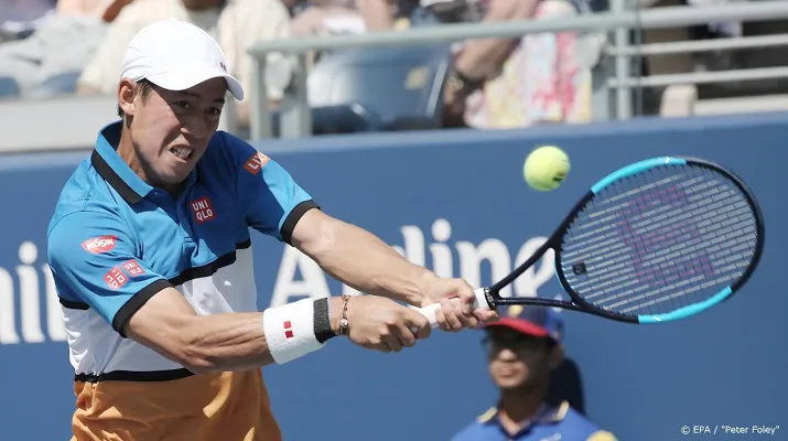 tennisser nishikori test negatief maar gaat niet naar us open