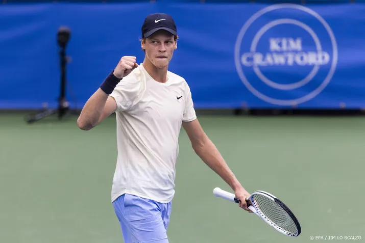 tennisser sinner bereikt finale in washington