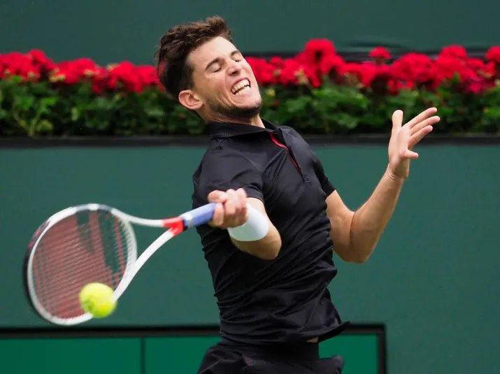 tennisser thiem ontbreekt in miami