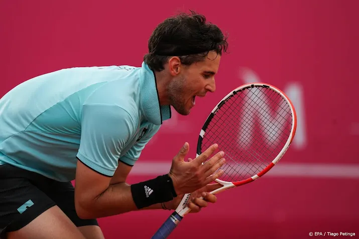 tennisser thiem weer onderuit in eerste ronde