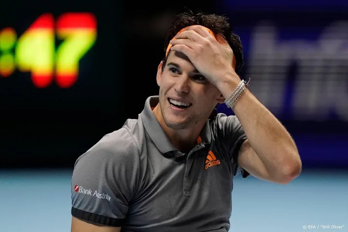 tennisser thiem wint ook van djokovic