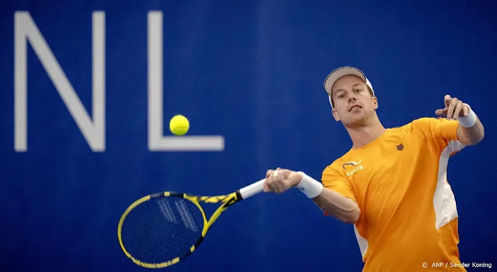 tennisser van de zandschulp stijgt een plek op wereldranglijst