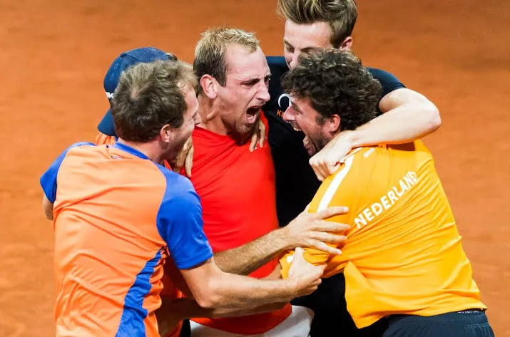 tennissers in daviscup tegen tsjechie