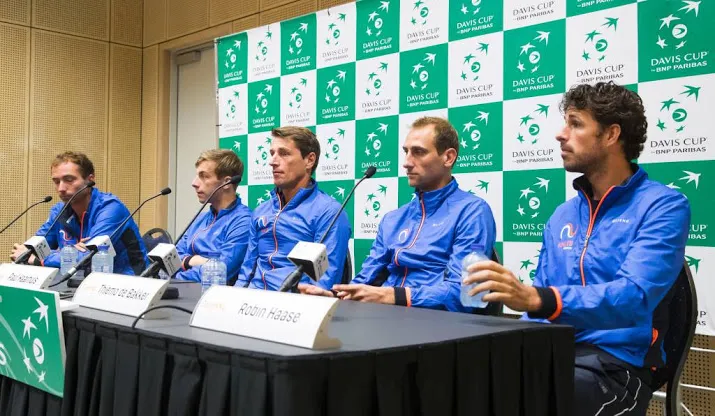 tennissers naar canada in daviscup