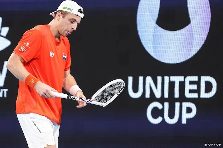 tennissers op achterstand tegen kroatie