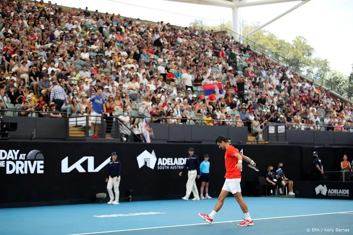 tennissers weer naar adelaide in aanloop naar australian open