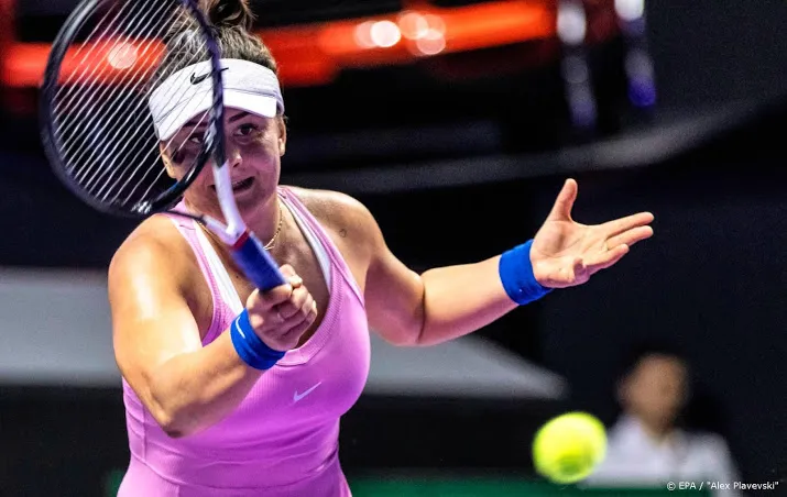 tennisster andreescu nog niet klaar voor rentree
