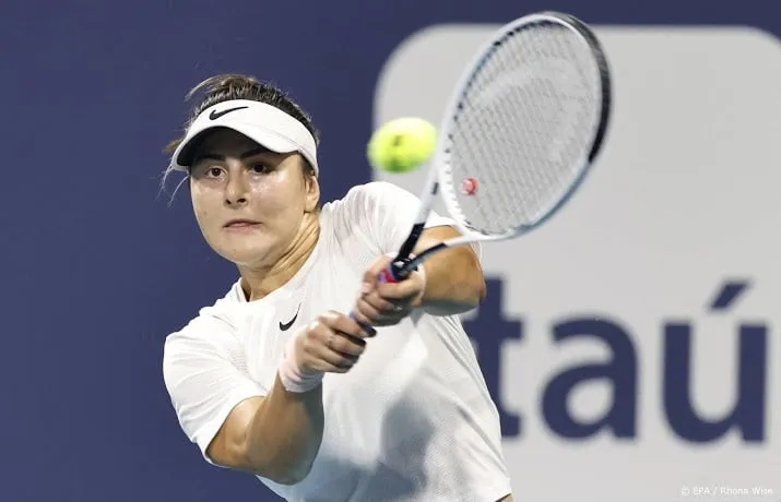 tennisster andreescu voor het eerst sinds us open 2019 in finale