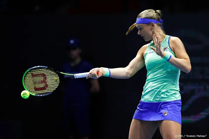 tennisster bertens naar halve finale in sint petersburg
