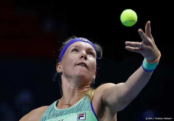 tennisster bertens opnieuw naar finale in sint petersburg