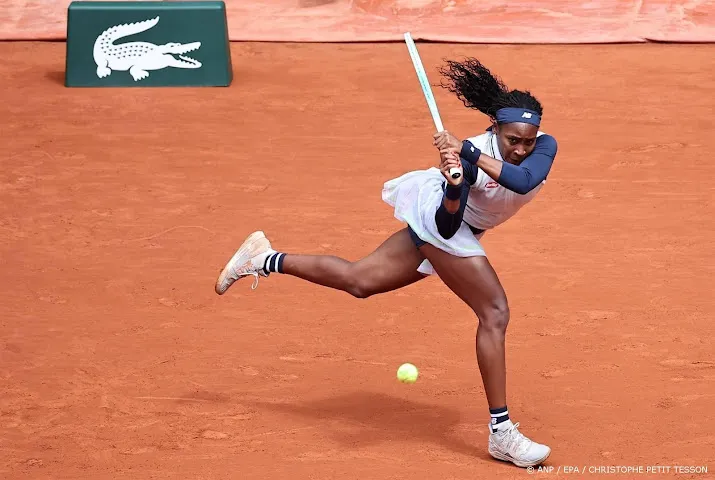 tennisster gauff moet werken voor zege ondanks grote cijfers