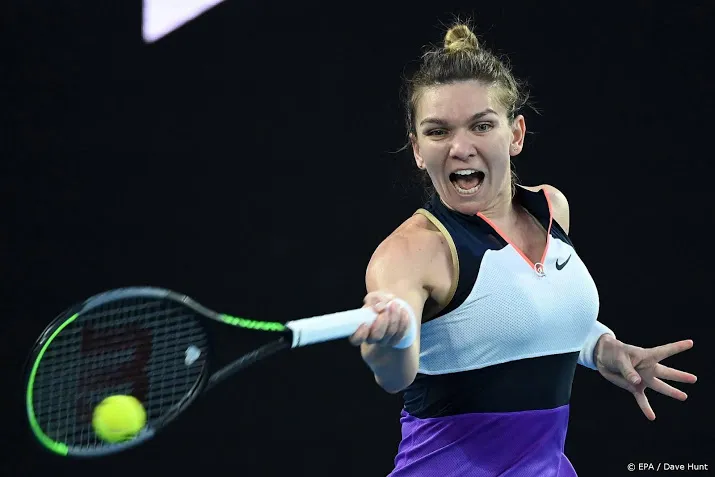 tennisster halep meldt zich af voor qatar open