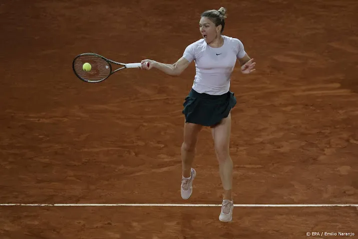 tennisster halep naar kwartfinale in madrid