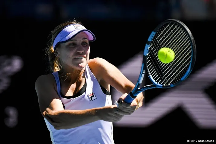 tennisster kenin geopereerd aan blindedarmontsteking