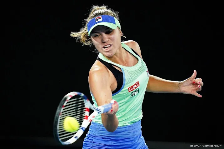 tennisster kenin vecht zich naar eindzege australian open