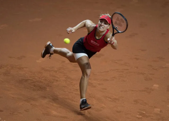 tennisster kerber ontbreekt in madrid