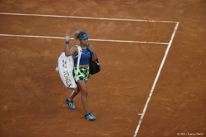 tennisster osaka meldt zich geblesseerd af voor toernooi in rome