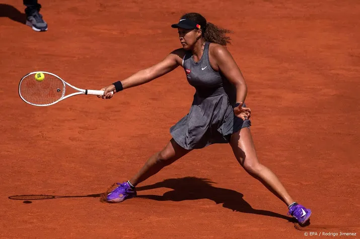 tennisster osaka verliest in tweede ronde in madrid