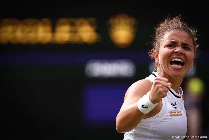 tennisster paolini na winst op vekic naar finale wimbledon