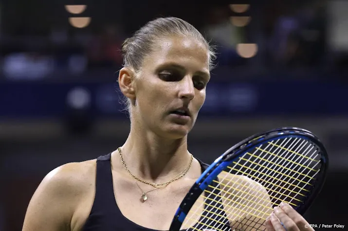 tennisster pliskova met veel moeite naar derde ronde us open