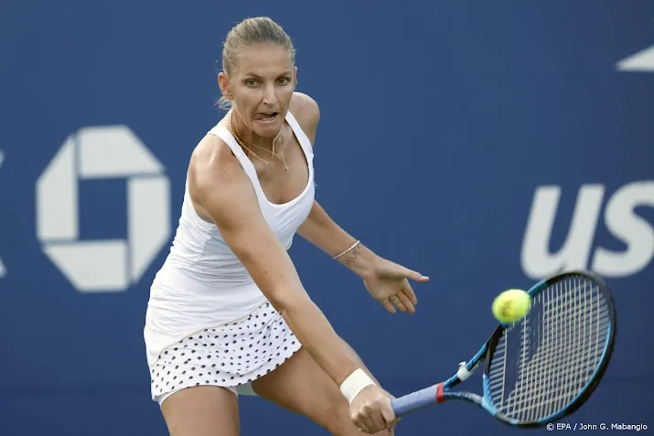 tennisster pliskova opnieuw naar kwartfinales us open