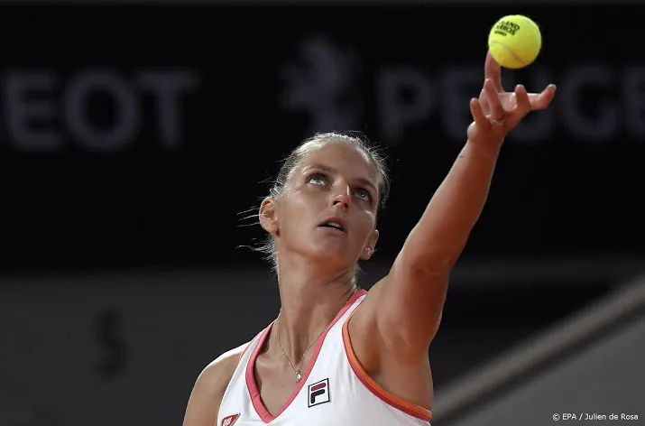 tennisster pliskova verrast door qualifier in ostrava