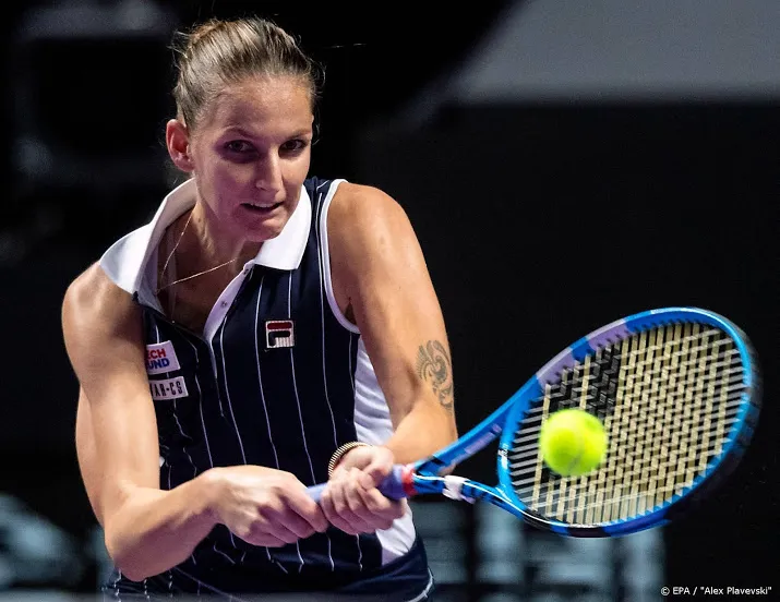 tennisster pliskova weg bij coach martinez