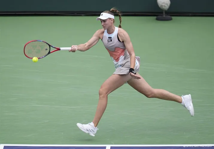 tennisster rybakina wint in indian wells wel van sabalenka