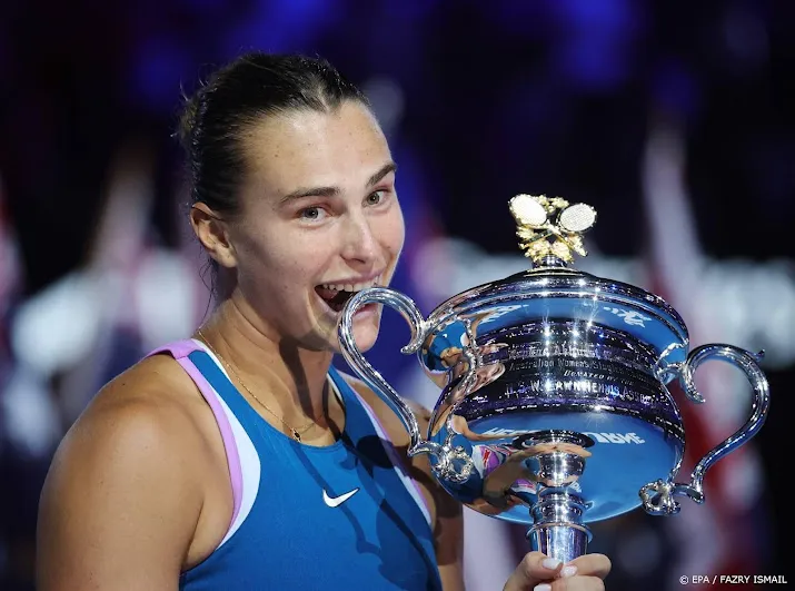 tennisster sabalenka bereikt in australie na veel downs de top