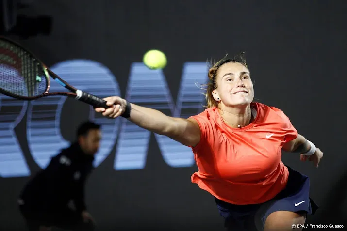 tennisster sabalenka in adelaide verrast door mondiale nummer 100