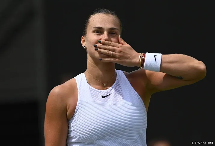 tennisster sabalenka naar kwartfinales wimbledon