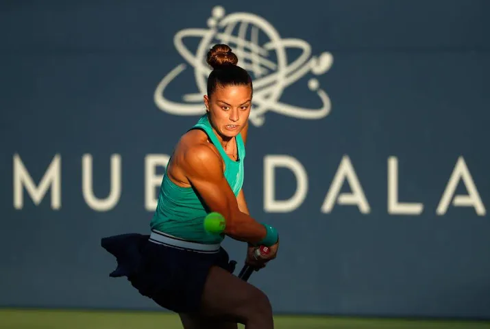 tennisster sakkari voor het eerst in finale