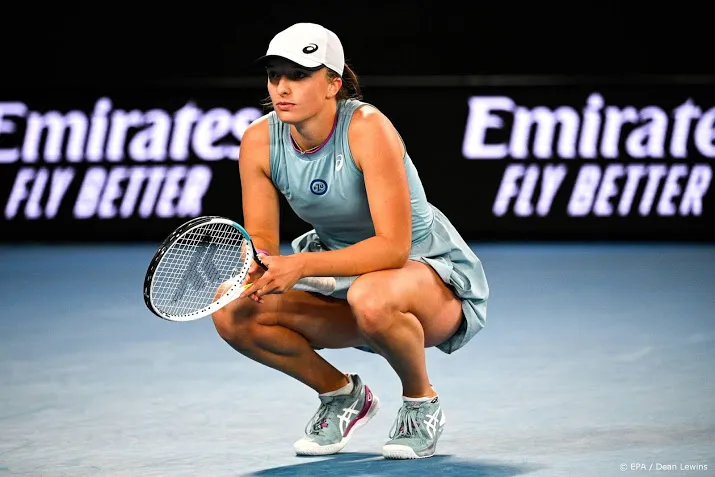 tennisster swiatek bereikt finale in adelaide