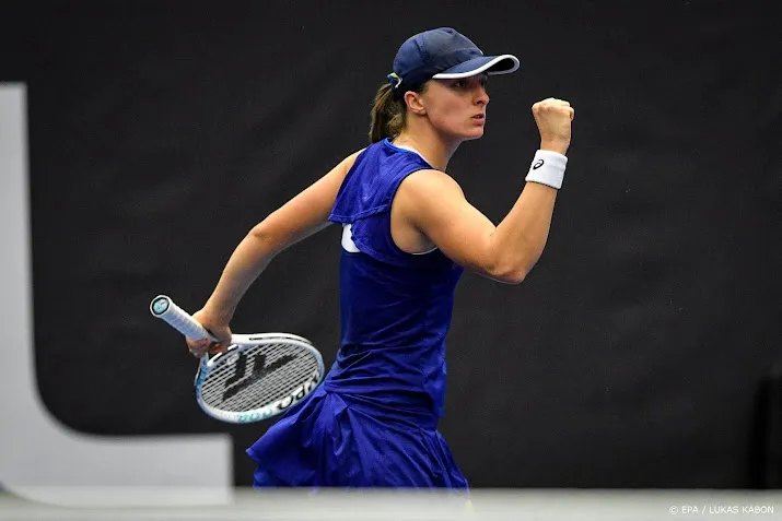 tennisster swiatek gunt gauff maar drie games in san diego