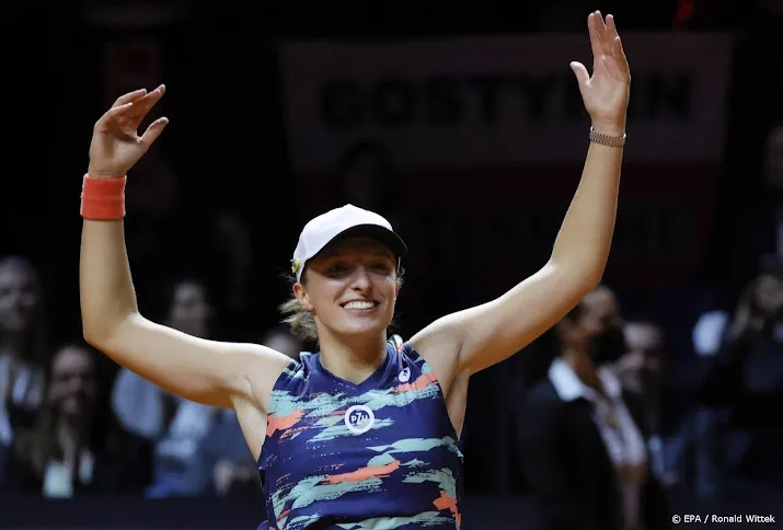 tennisster swiatek klaar voor titelprolongatie in rome