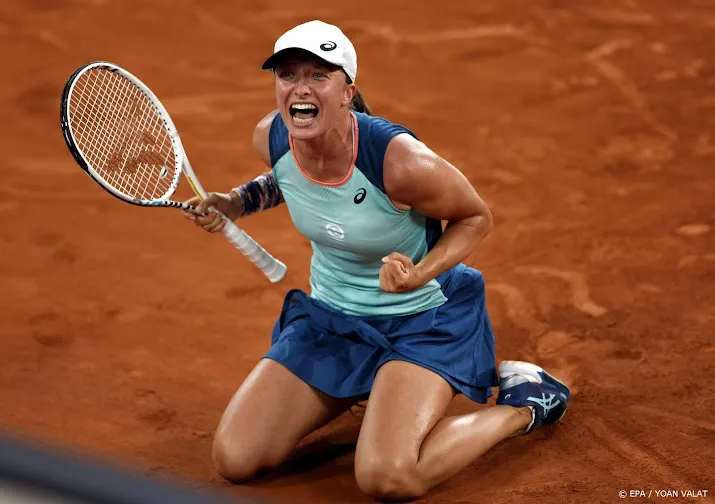 tennisster swiatek overklast gauff in finale roland garros