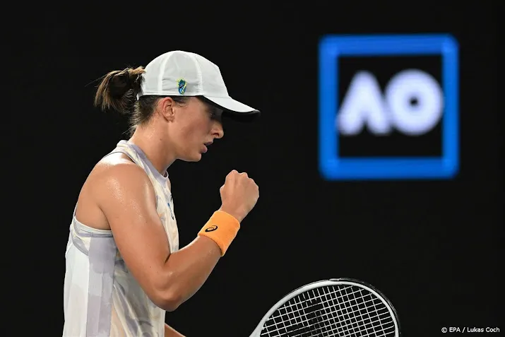 tennisster swiatek voorkomt overwerk op de australian open